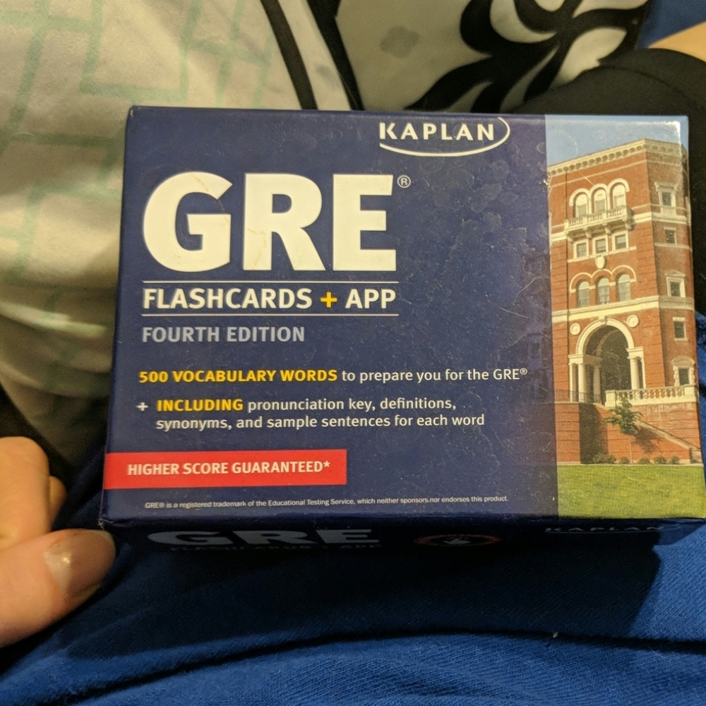 GRE flashcards